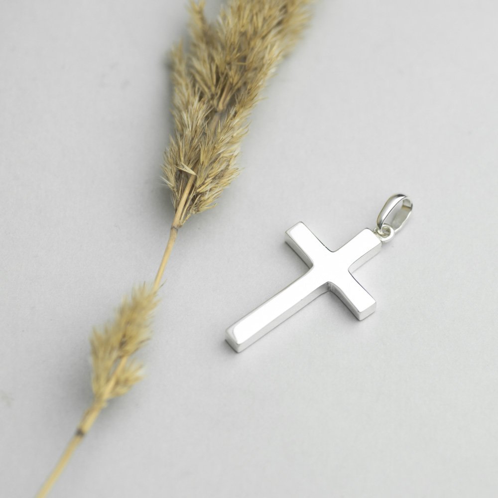 Handmade Silver Minimalist Cross