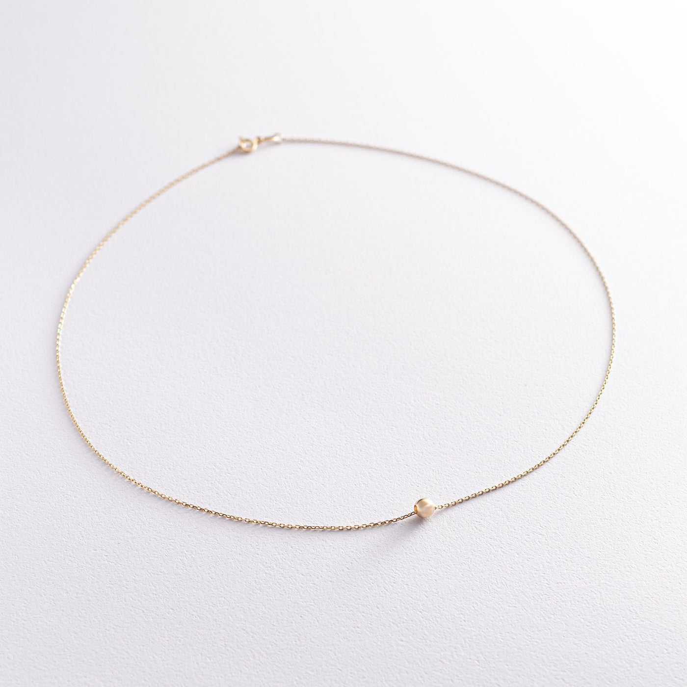 Yellow Gold Ball Necklace