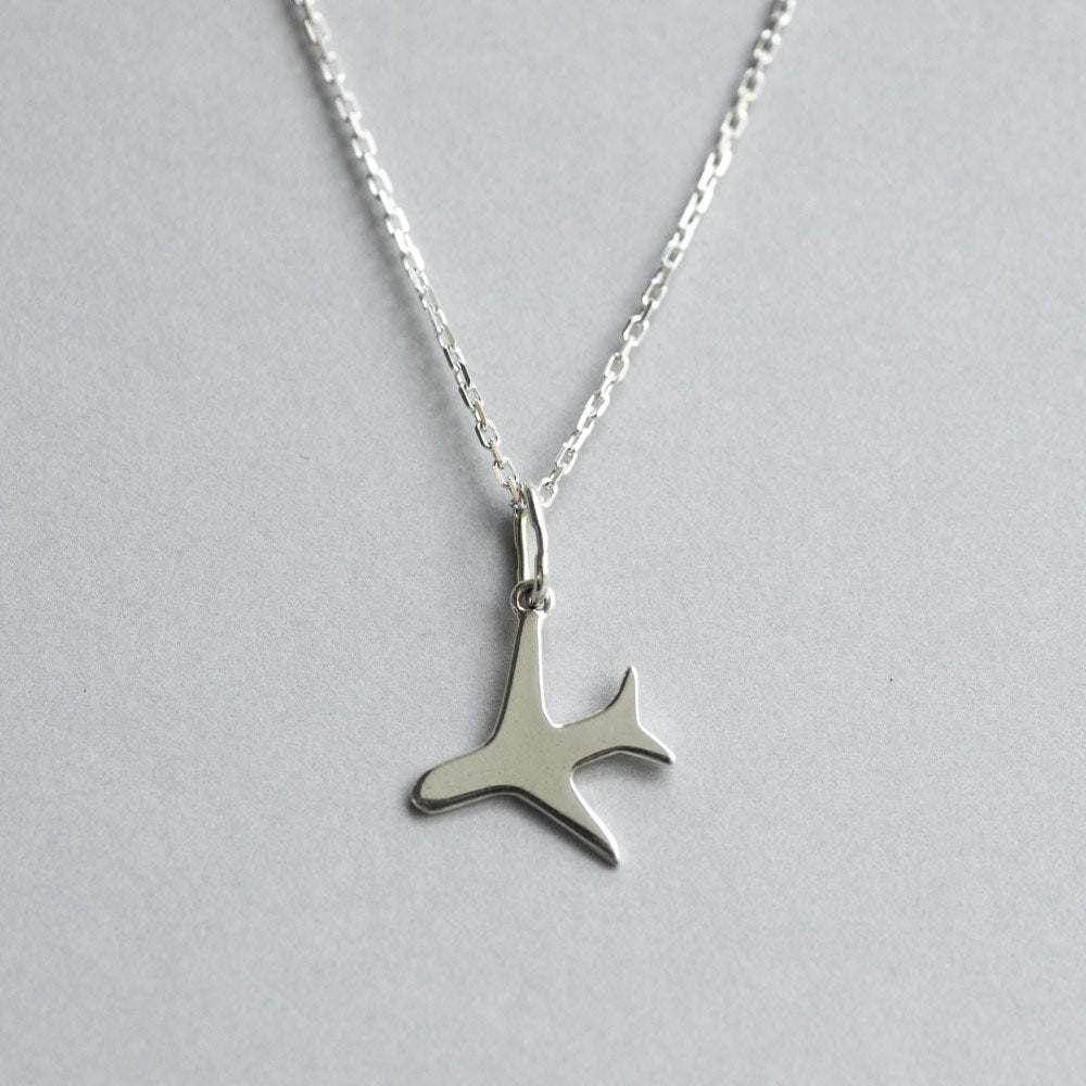 Silver Airplane pendant