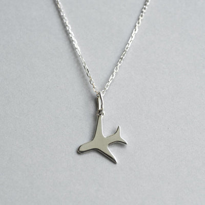 Silver Airplane pendant