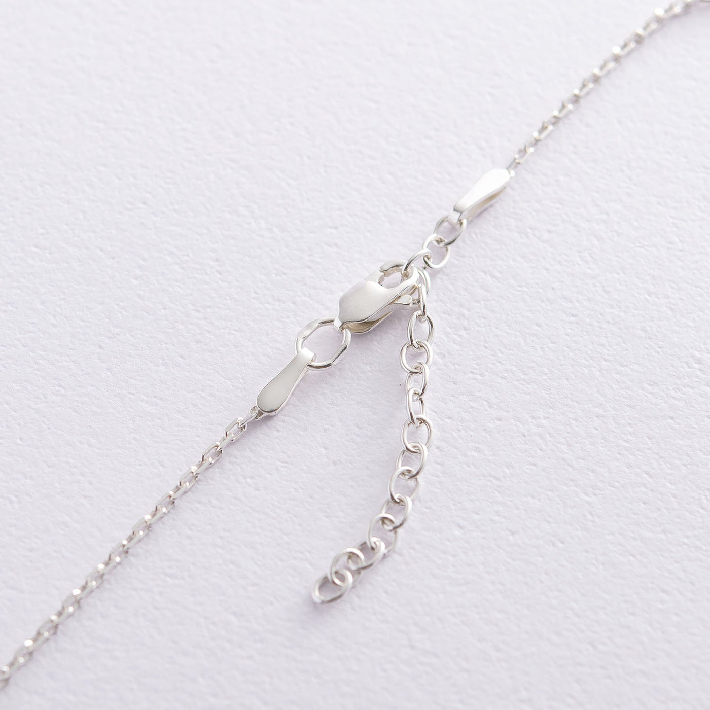 Silver big circle necklace