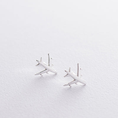 Airplane Stud Earrings