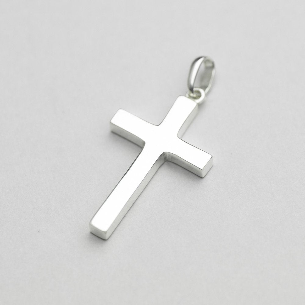 Handmade Silver Minimalist Cross