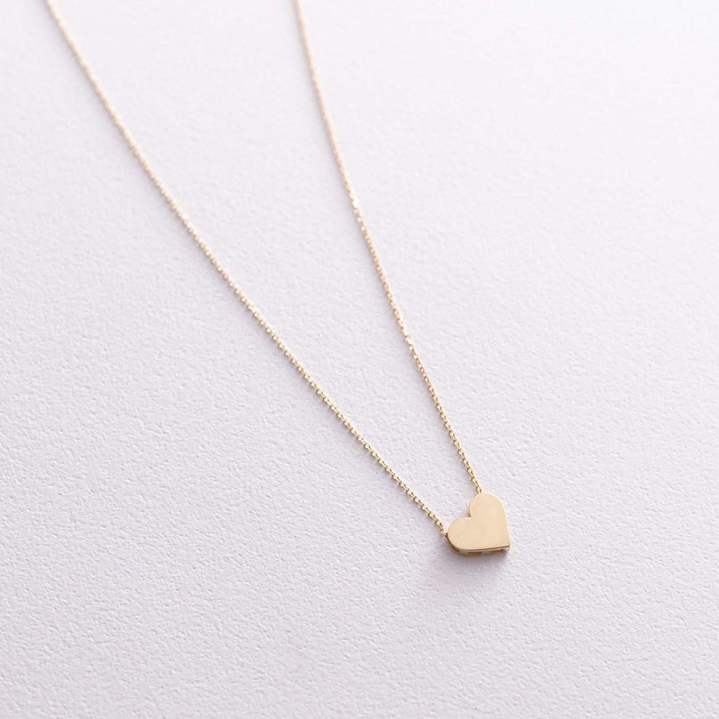 Yellow Gold Heart Necklace