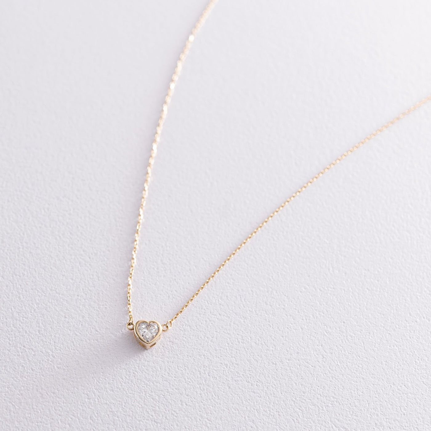 Yellow Gold Heart Necklace