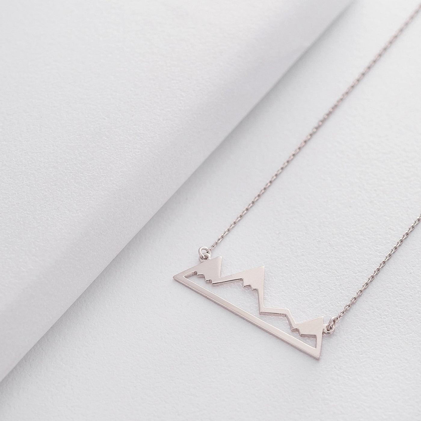 Silver Mountains necklace