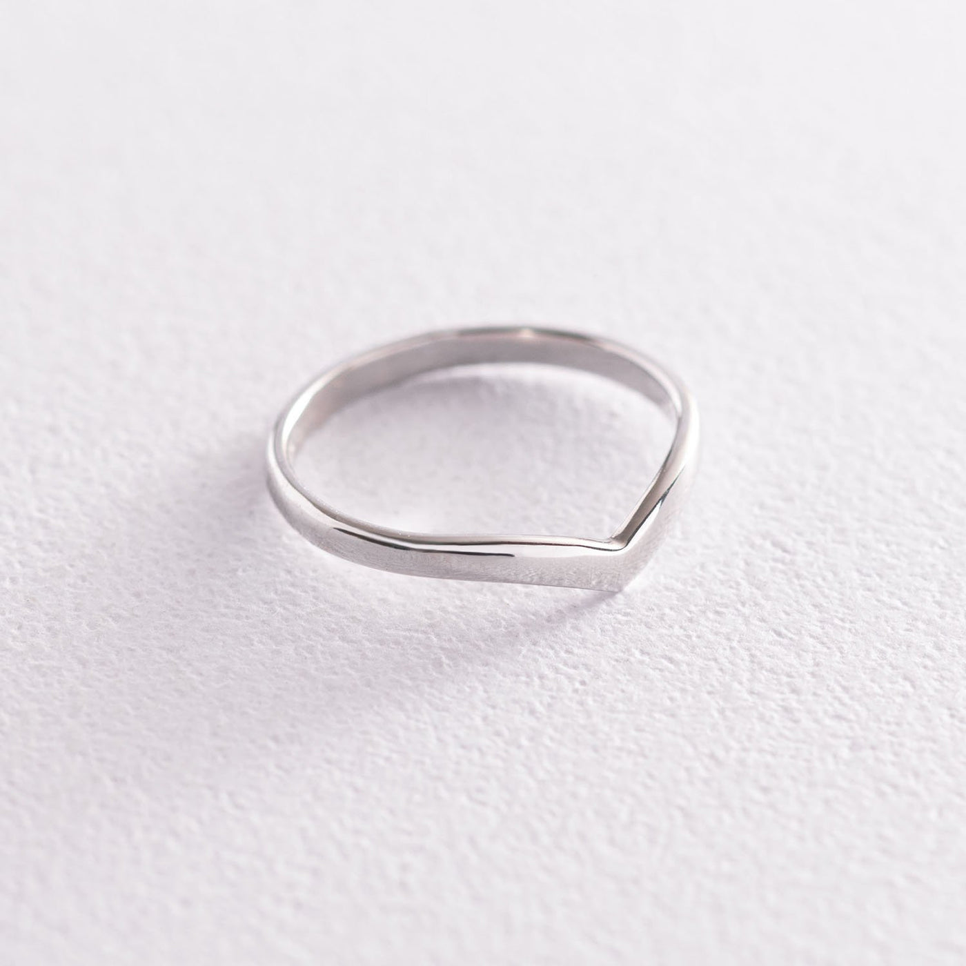 White Gold Minimalist Ring