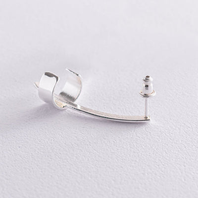 Silver Ear Cuff Earring Touch