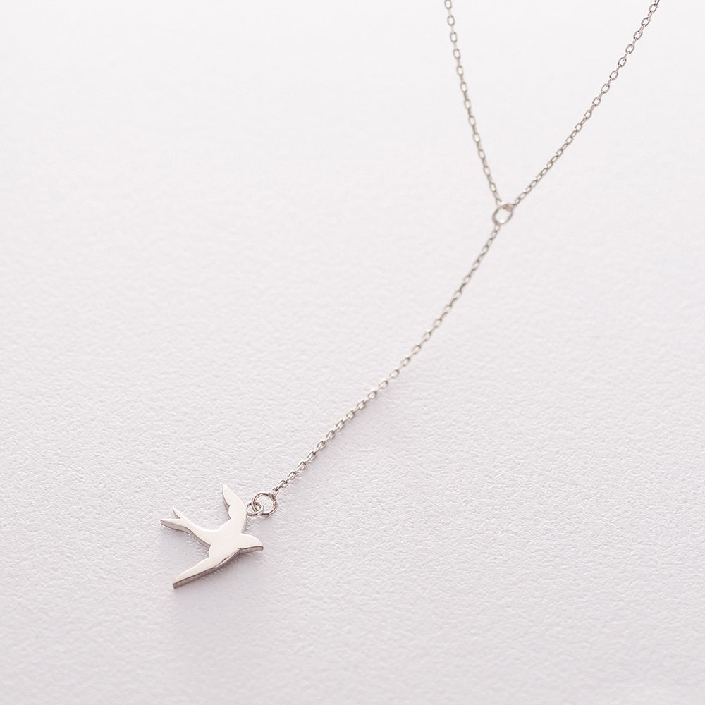 Silver Swallow Necklace