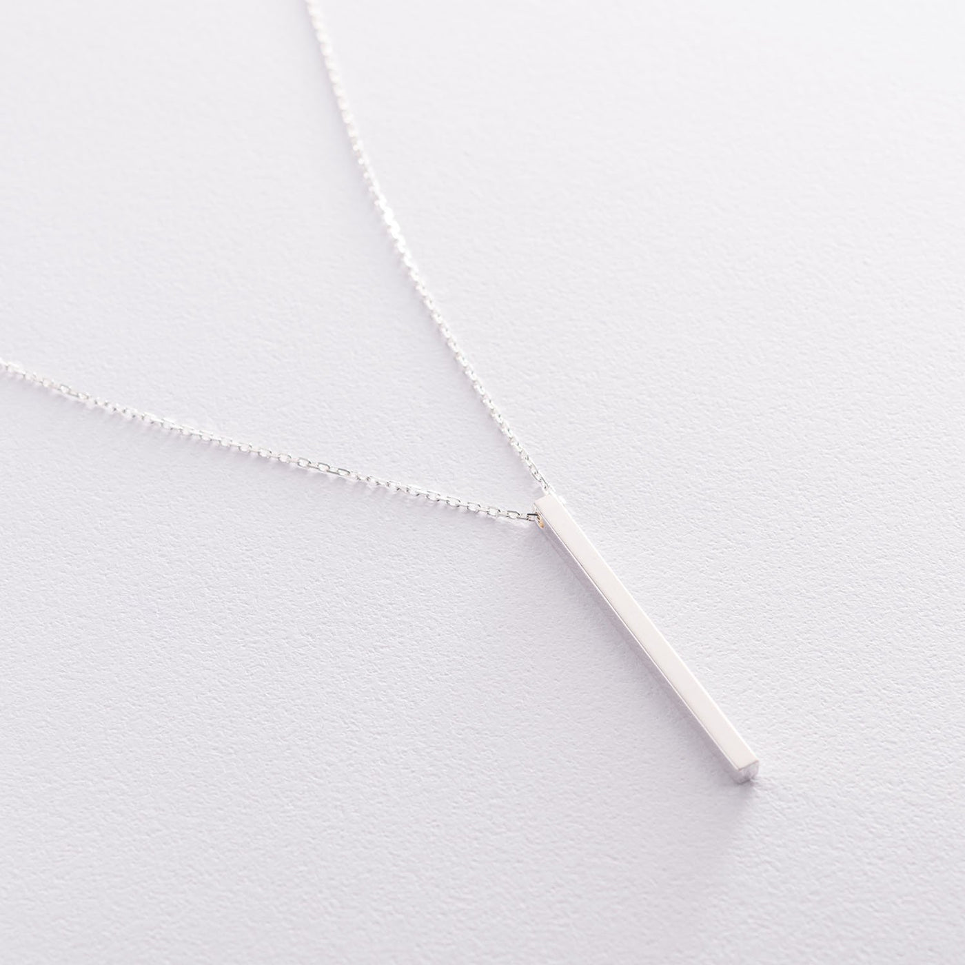 Silver necklace Minimalism