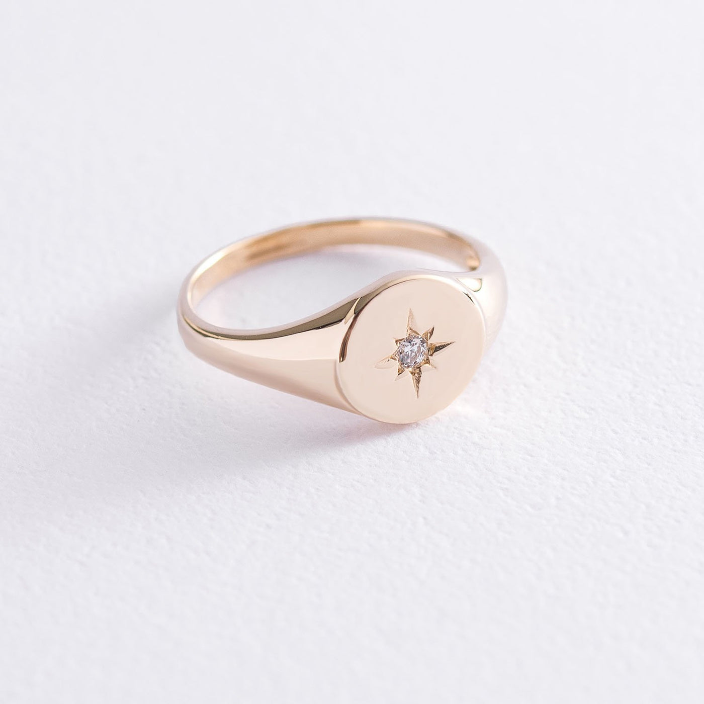 Gold ring Polar Star