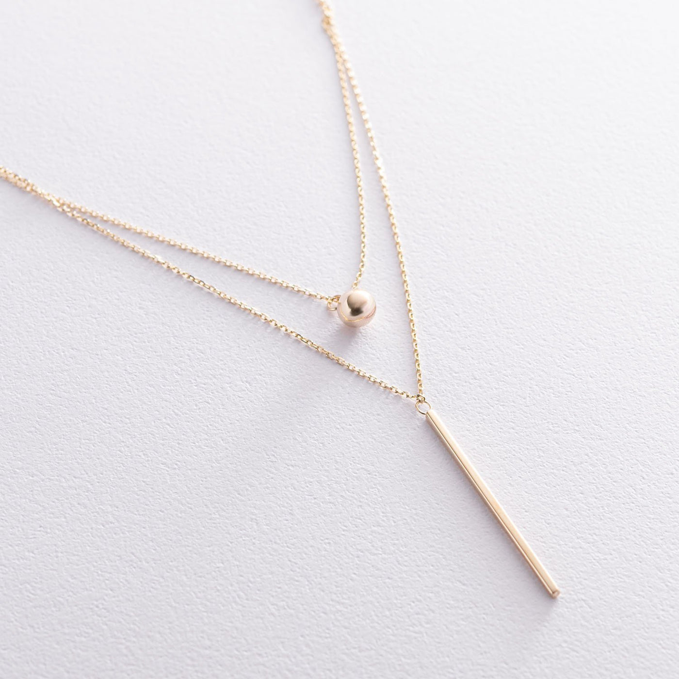 Yellow Gold Ball Chloe Necklace