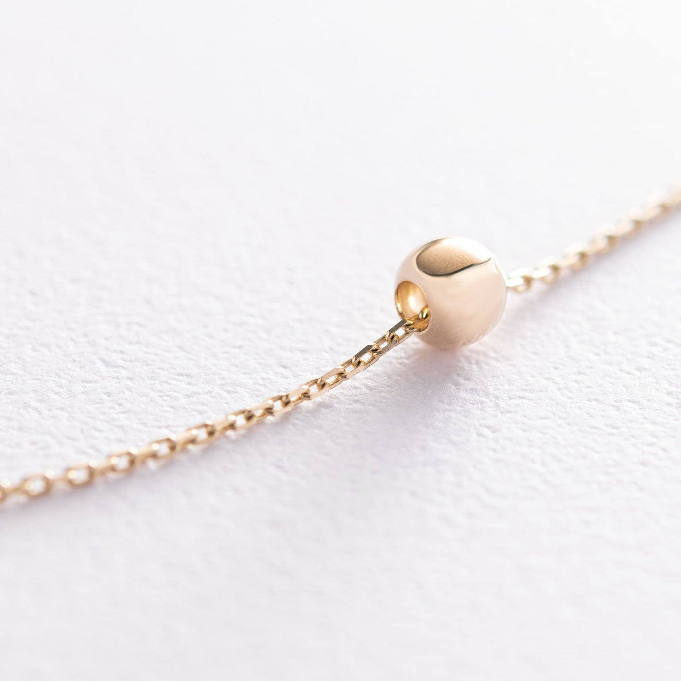 Yellow Gold Ball Necklace