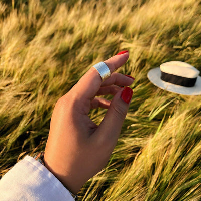 Silver Waves Ring