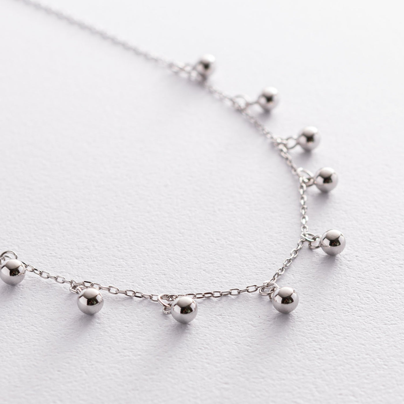 Silver Balls Necklace