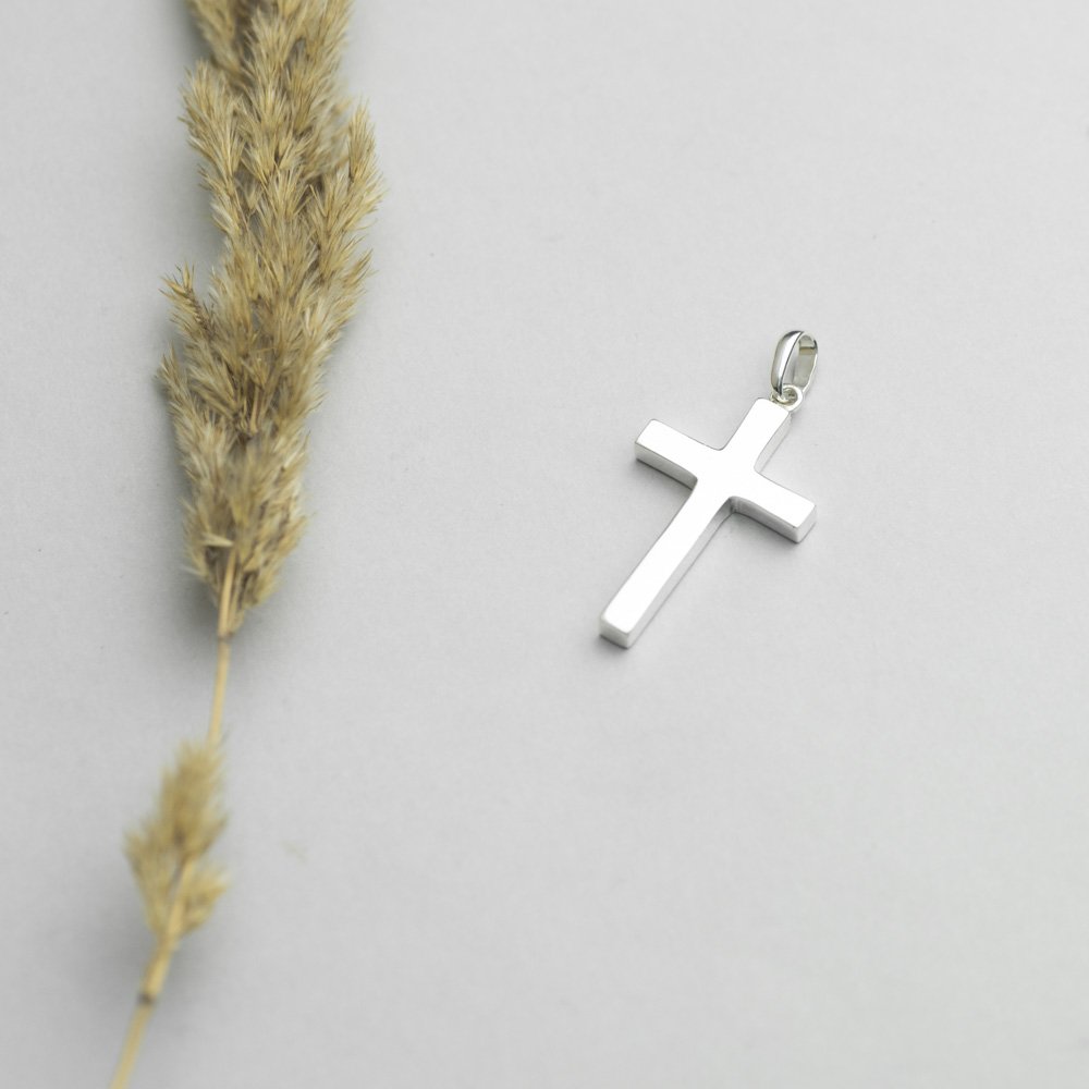 Handmade Silver Minimalist Cross