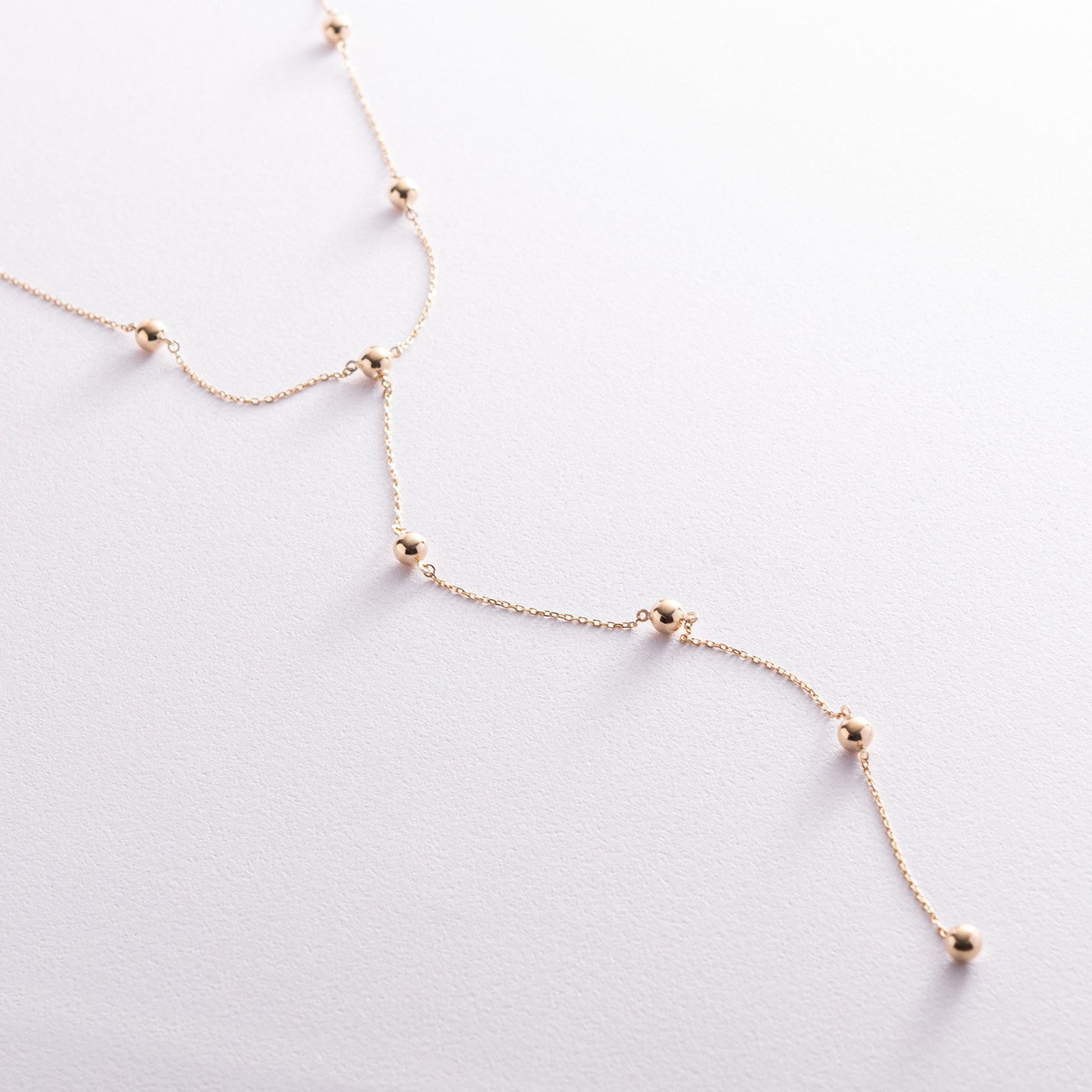 Yellow Gold Ball Necklace