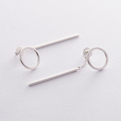 Silver stud earrings Mystery