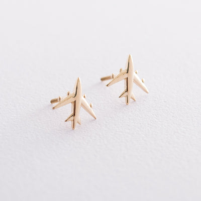 Airplane Stud Earrings