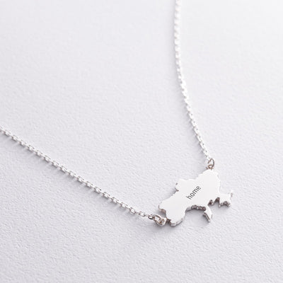 Necklace "Map of Ukraine"