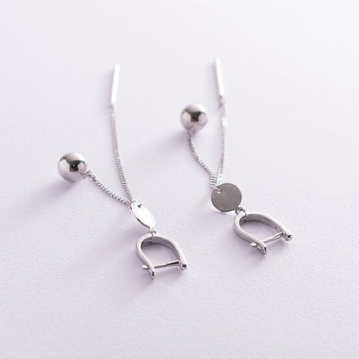 Silver Ball earrings