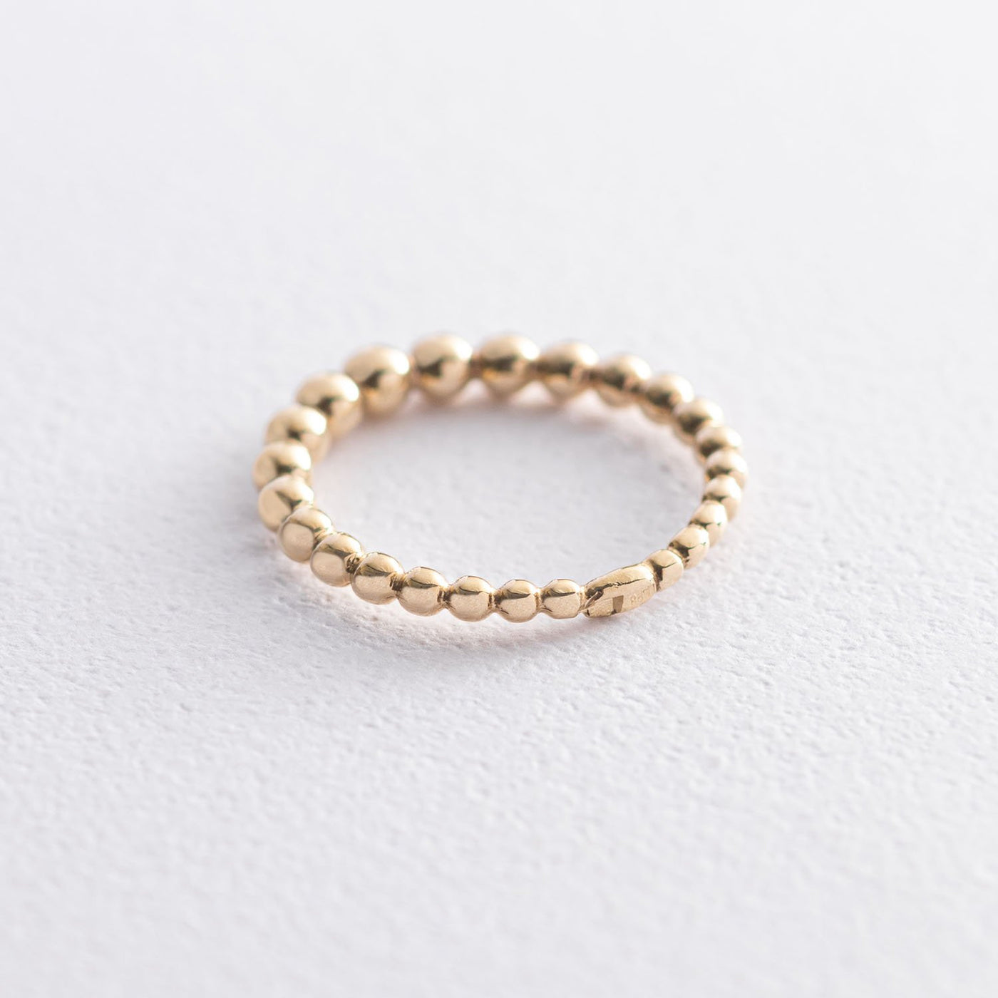 Yellow Gold Ball Ring