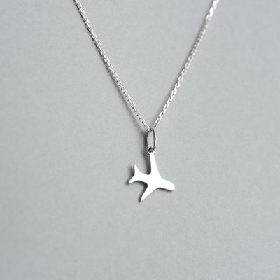 Silver Airplane pendant