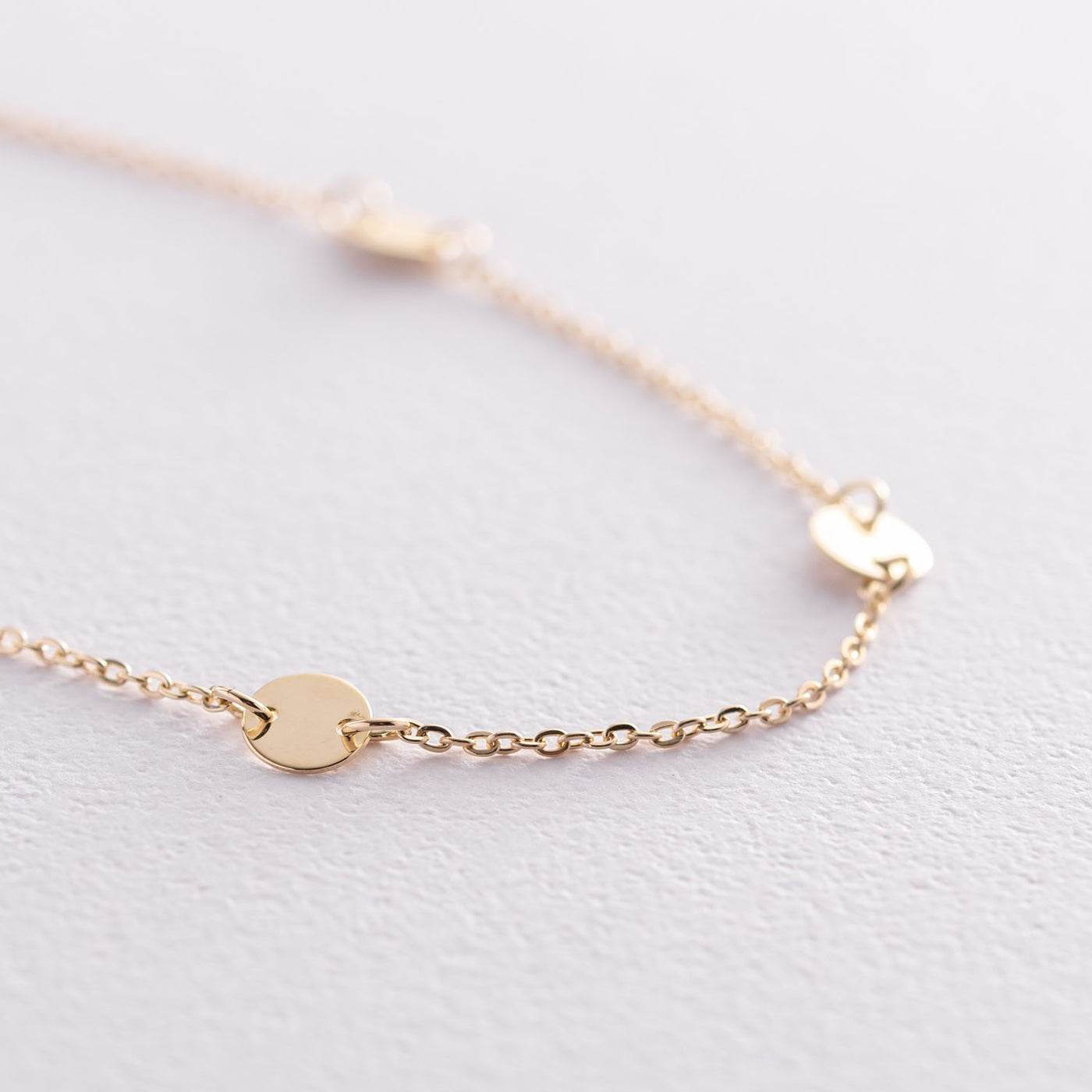 Yellow Gold Coins Bracelet