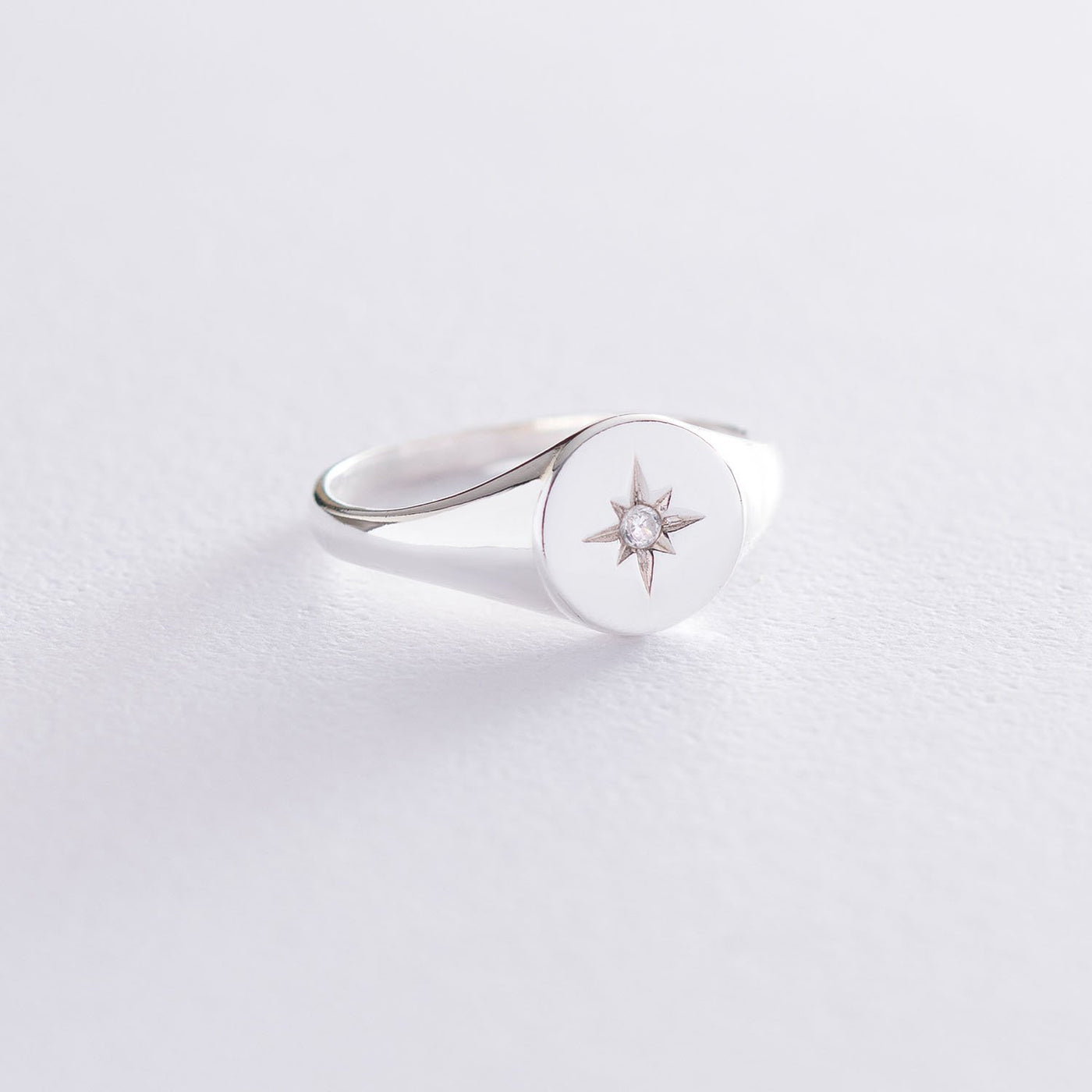 Silver ring Polar Star