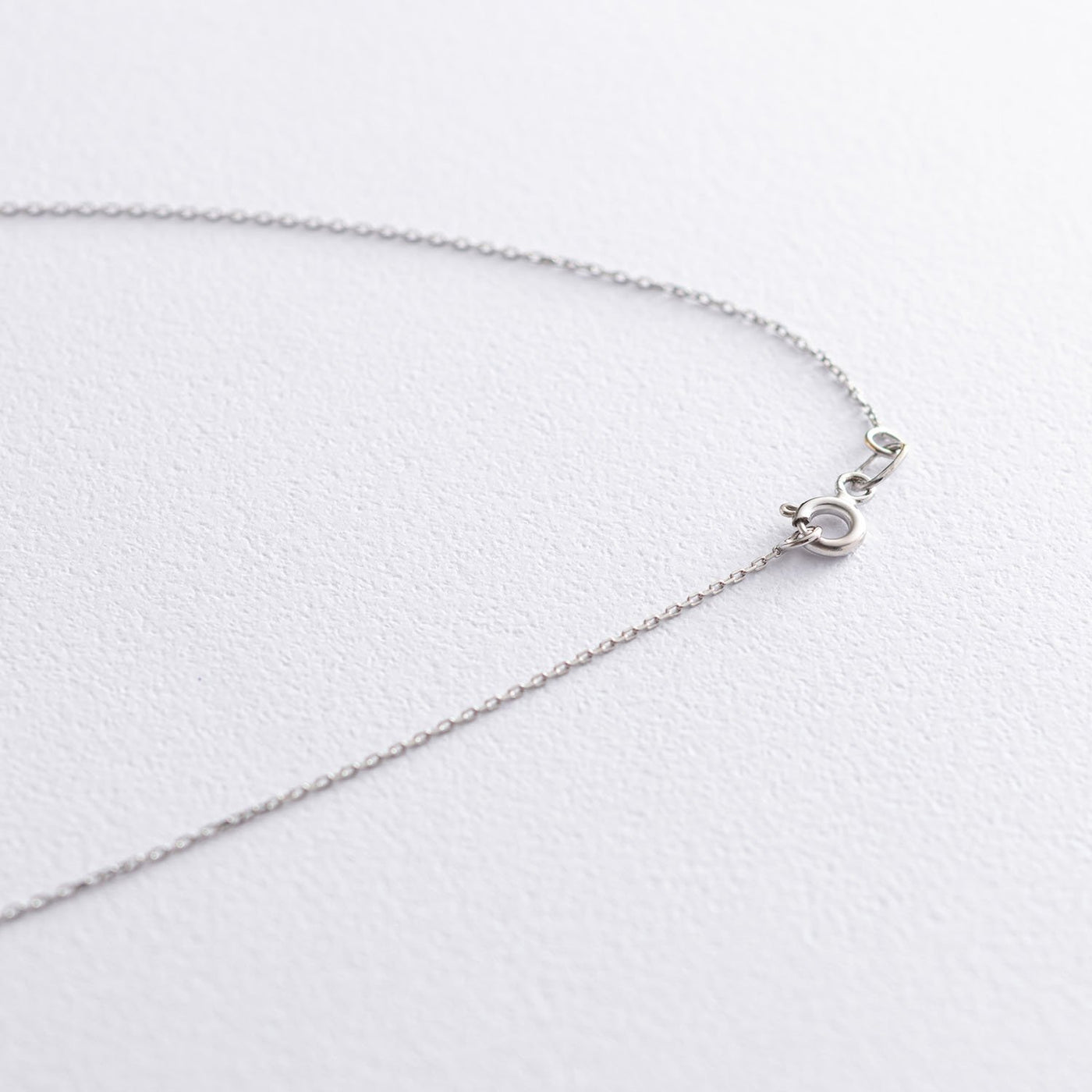 White gold ball necklace