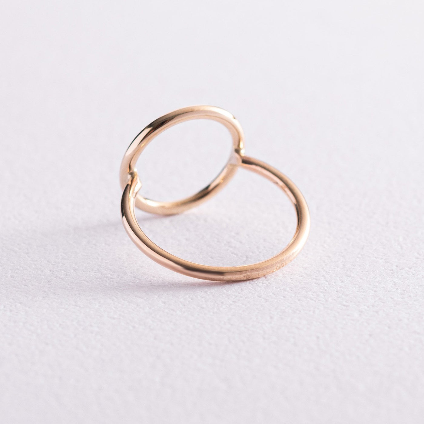 Yellow Gold Circle Ring