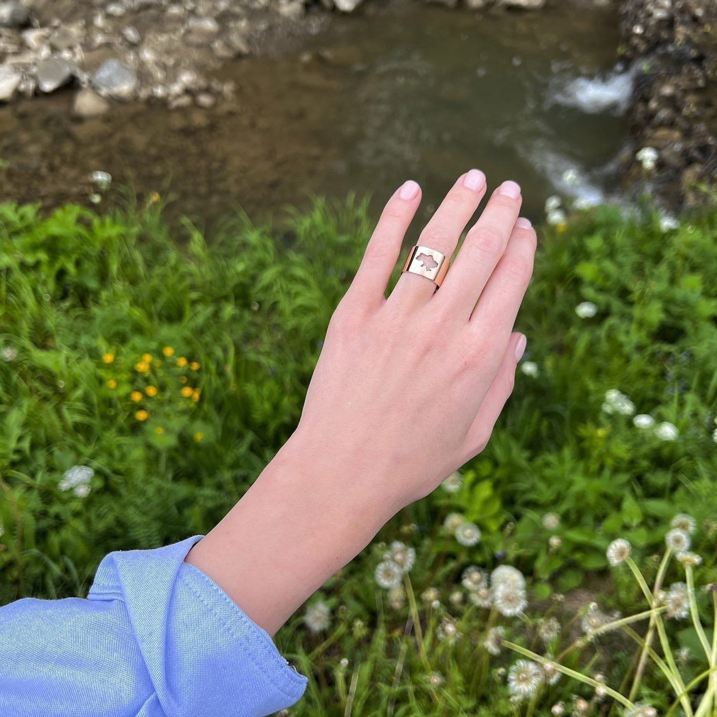 Gold Ring "My Ukraine"