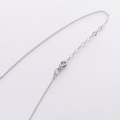 White Gold Ball Necklace