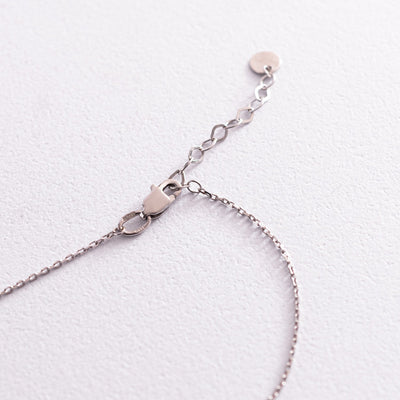 White Gold Key Necklace