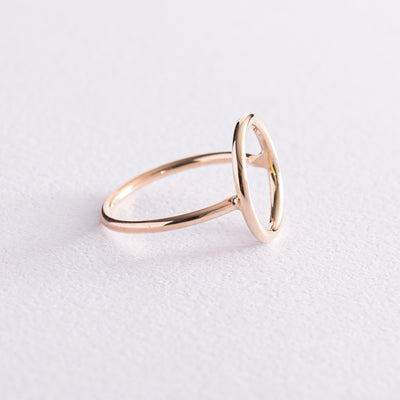 Yellow Gold Circle Ring