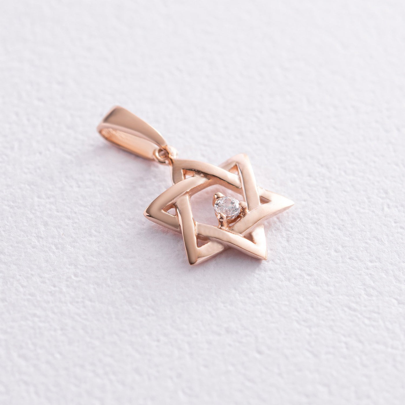 Pendant "Star of David" (cubic zirconia)