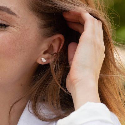 Stud Earrings "Map of Ukraine"