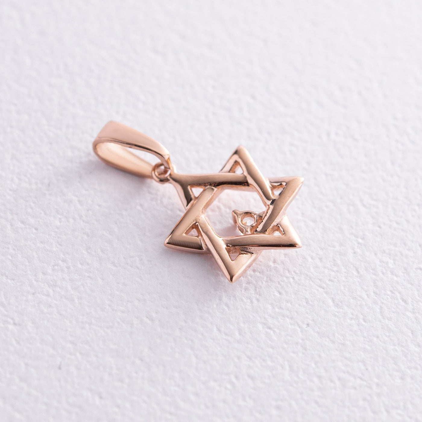 Pendant "Star of David" (cubic zirconia)