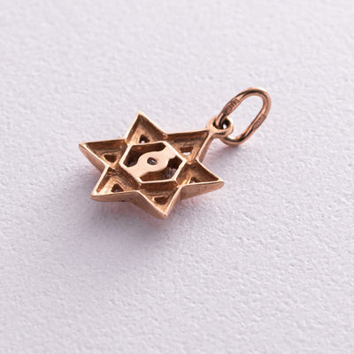 Pendant "Star of David" (cubic zirconia)