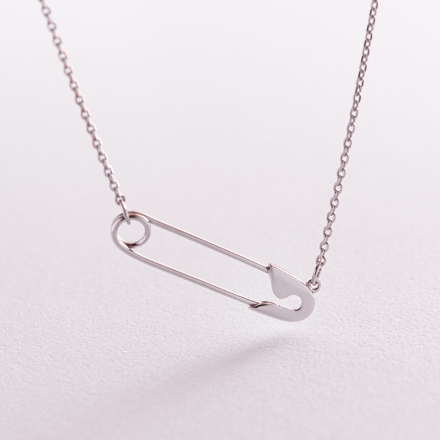 Silver Pin Necklace