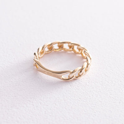 Gold Ring "Chain"