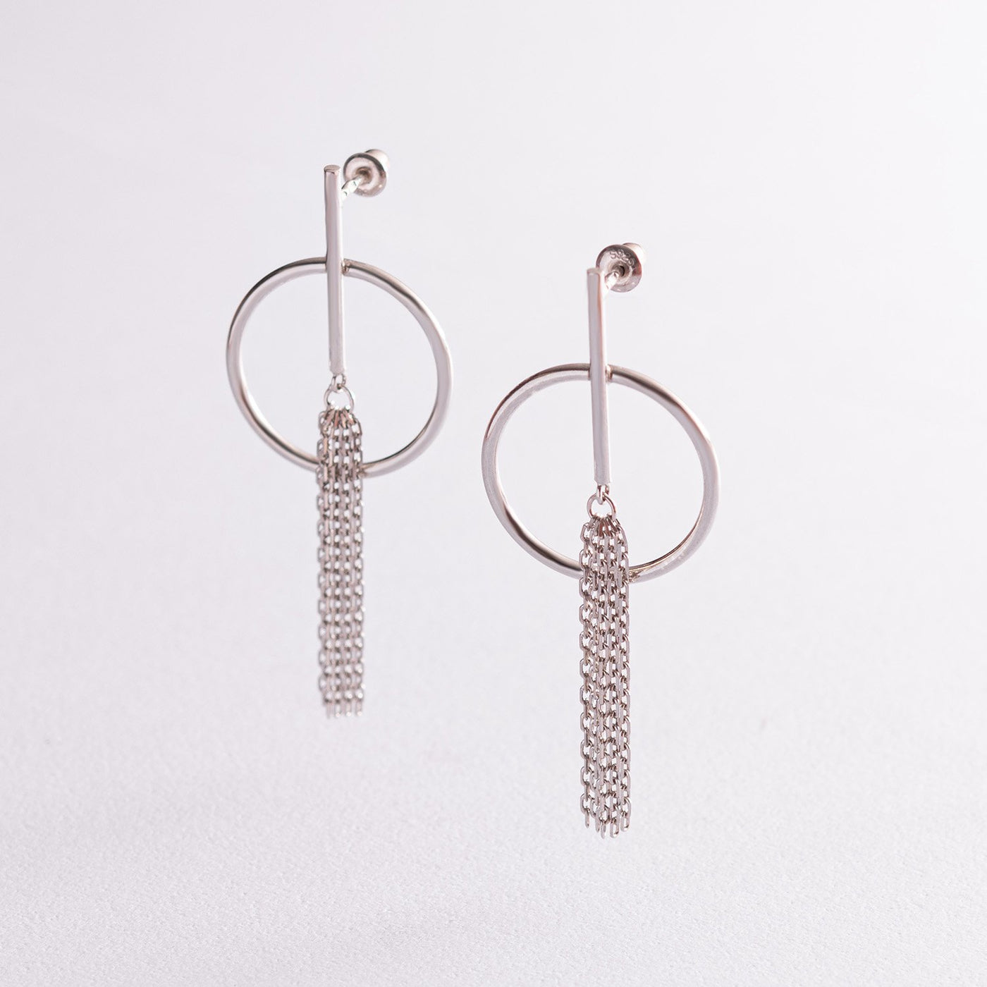 Silver stud earrings Amanda