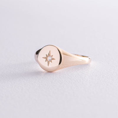 Gold ring Polar Star