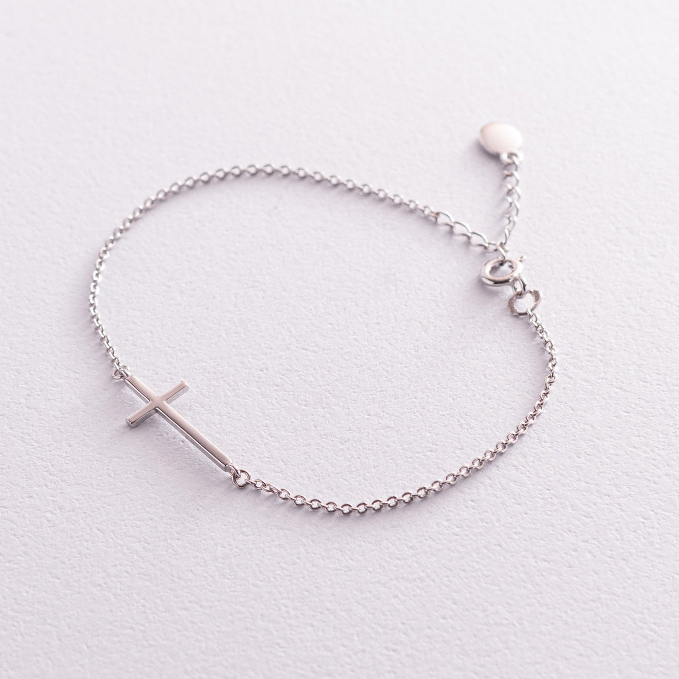 Silver Cross Bracelet