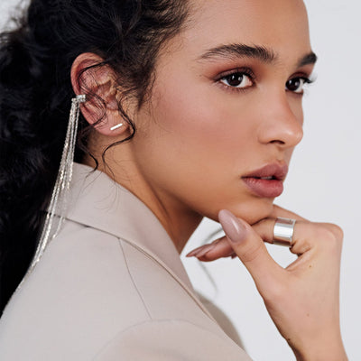 Silver Ear Cuff Earring Tilda