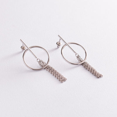 Silver stud earrings Amanda