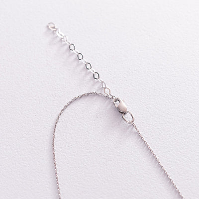 White Gold Snake Necklace