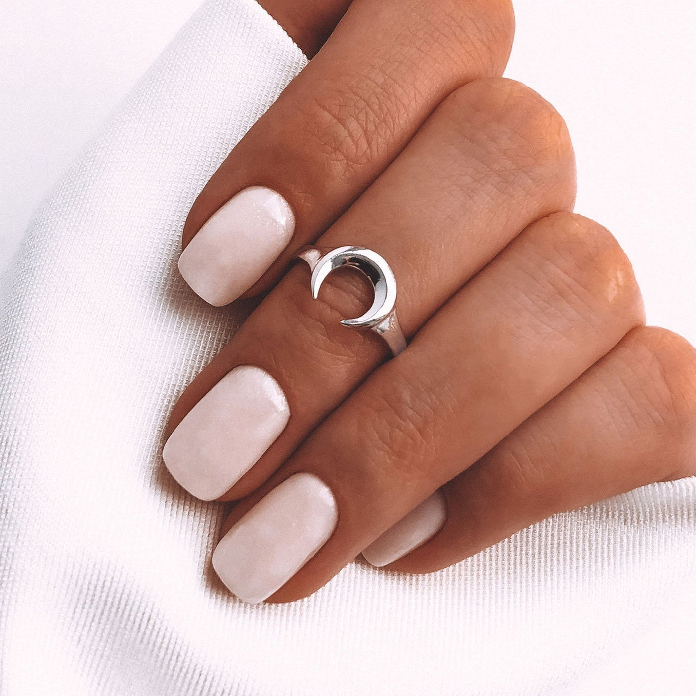 Silver Lunar Ring