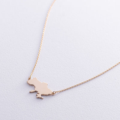 Necklace "Map of Ukraine"